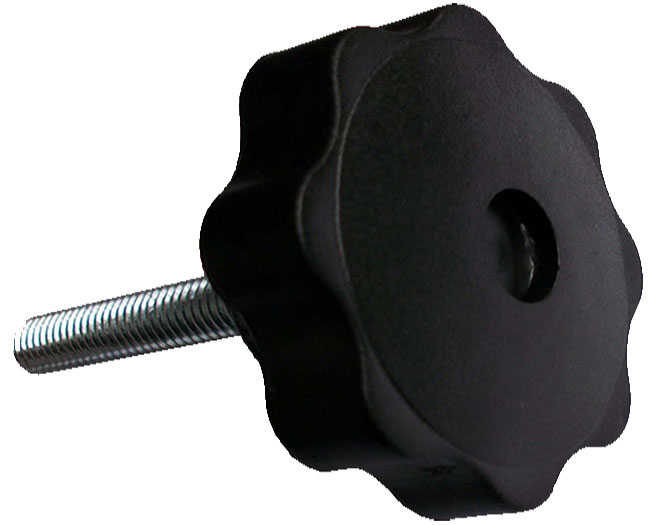Screw with metal insert