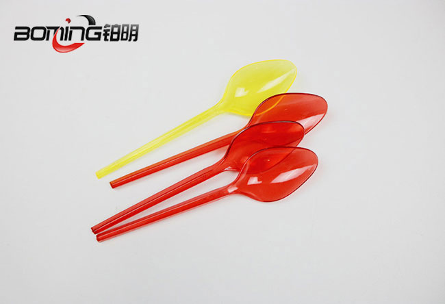 Disposable plastic tea spoon