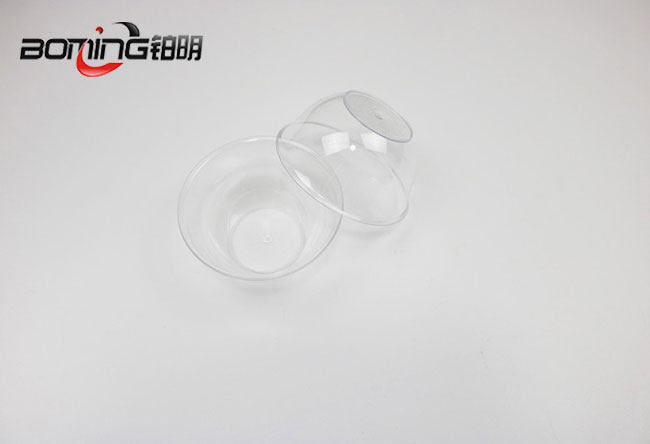 Disposable plastic bowl